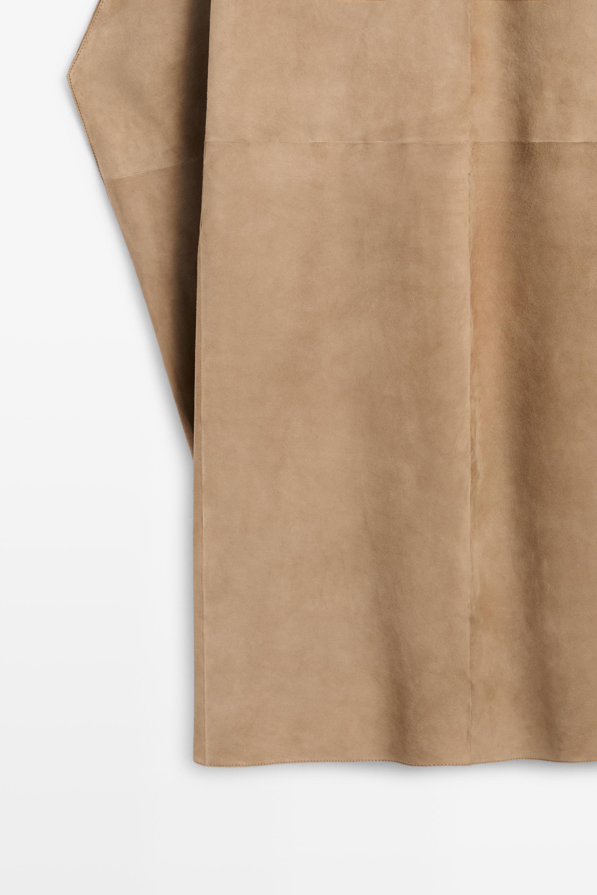 Robe combinée cuir daim - STUDIO